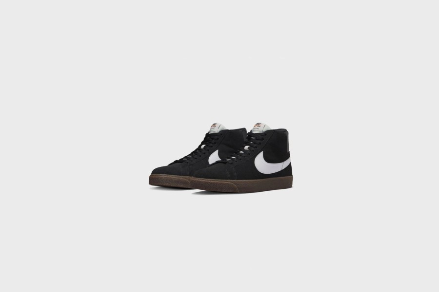 Sneakers * | Nike Sb Zoom Blazer Mid (Black/White-Black-Sail)