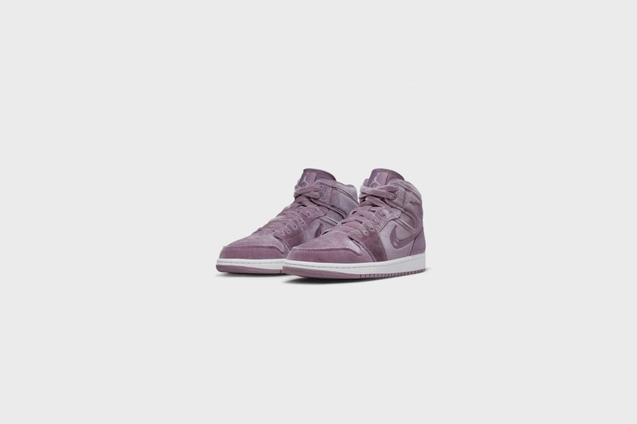 Sneakers * | Wmns Air Jordan 1 Mid Se (Purple Smoke/Purple Smoke)