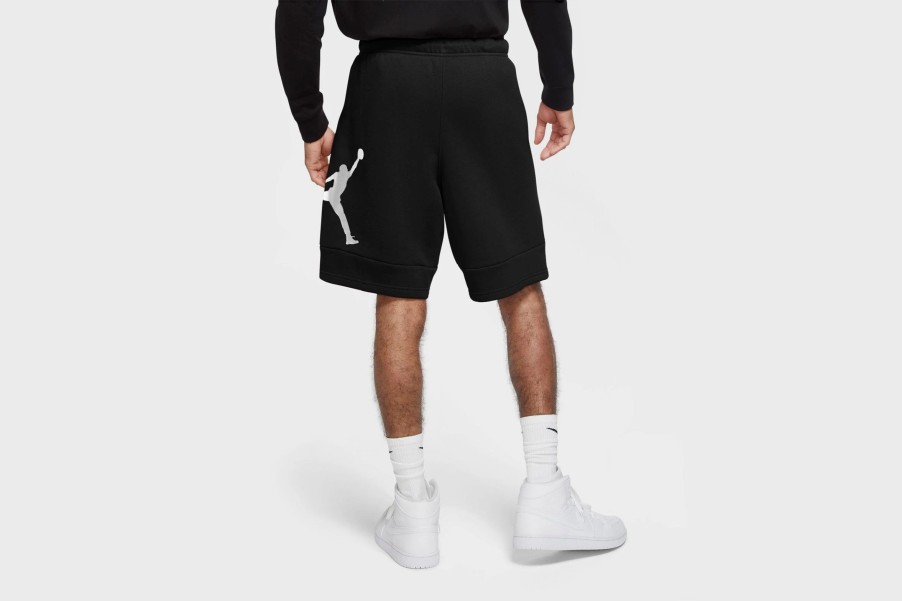 Apparel * | Jordan Jumpman Air Fleece Shorts (Black)