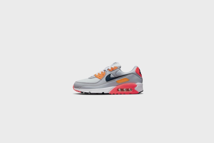 Sneakers * | Wmns Nike Air Max 90 (Pure Platinum/Armory Navy)