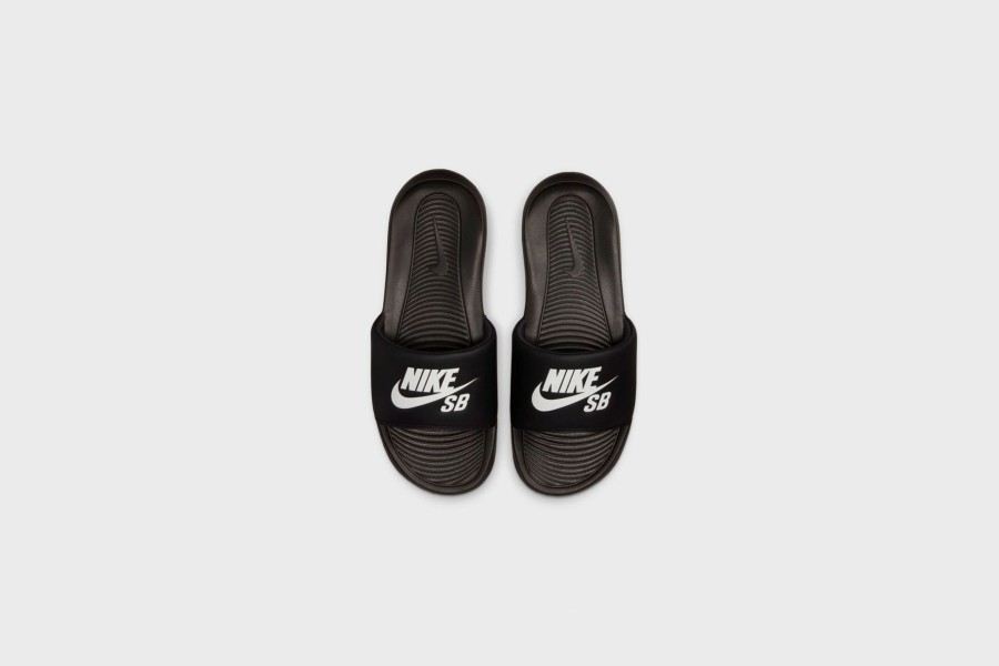 Sneakers * | Nike Sb Nike Victori One Slide Sb (Black/White-Black)