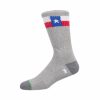 Accessories * | Arkansocks Lonestar (Grey Heather/Red-Navy)