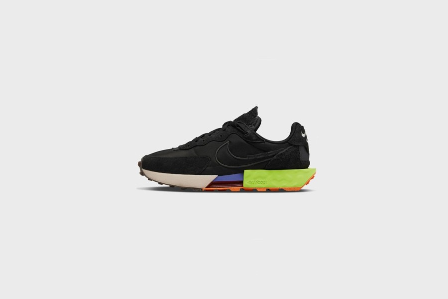 Sneakers * | Nike W Fontanka Waffle (Black/Black-Volt-Anthracite)