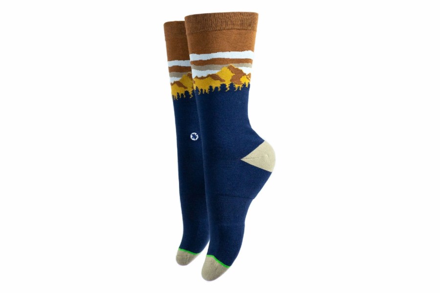 Accessories * | Arkansocks Pinnacle View (Navy/Mud)