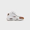 Sneakers * | Reebok Question Mid "Mocha" (Ftwr White/Ftwr White/Brush Brown)