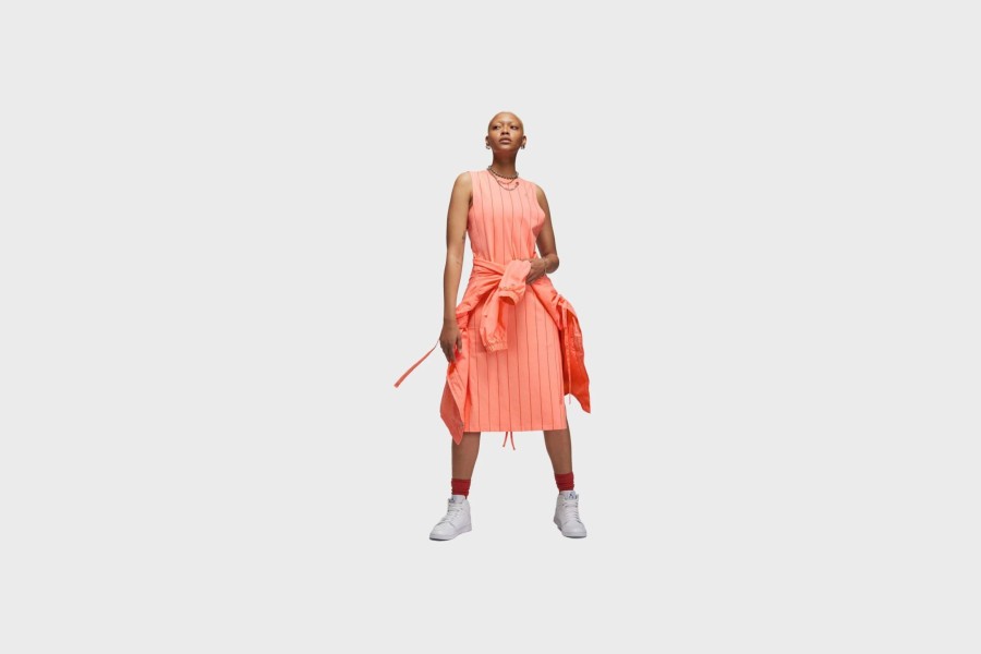 Wmns + Kids * | Wmns Jordan Heritage Dress (Crimson Bliss/Arctic Orange)