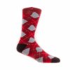 Accessories * | Arkansocks Argyle State Of Mind (Team Red/Ash Grey)