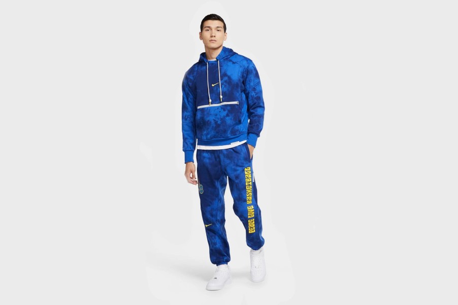 Apparel * | Nike Peace, Love, Basketball Pants (Blue Void/Speed Yellow)