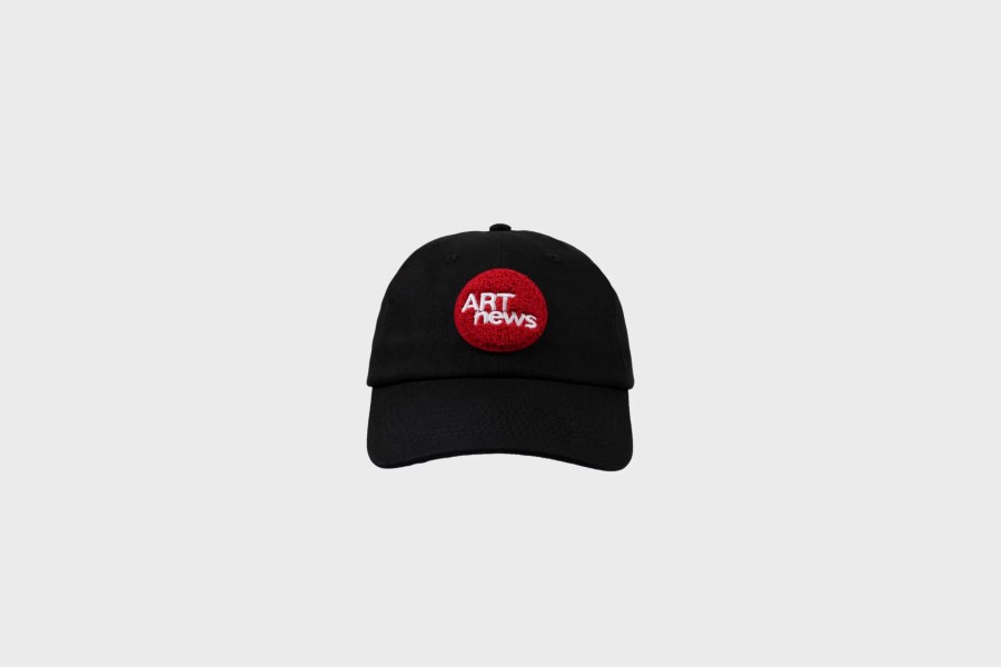 Headwear * | Pleasures Art News Cap (Black)