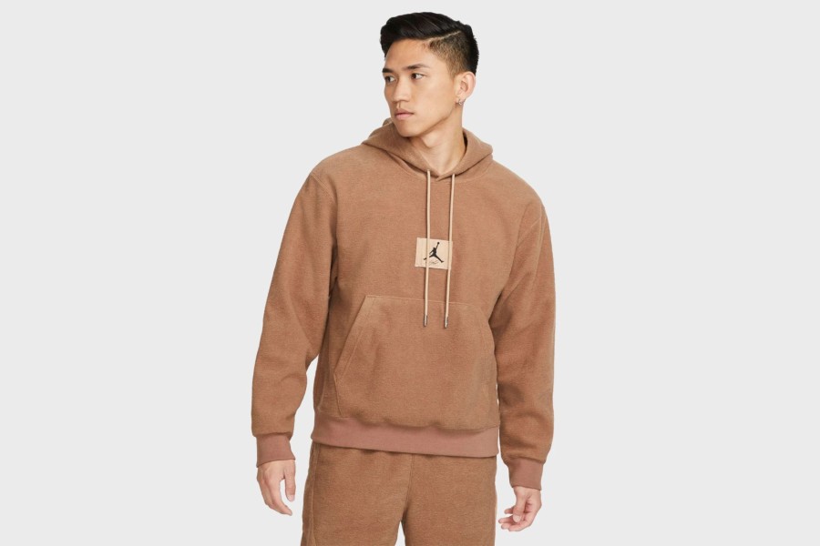 Apparel * | Jordan Flight Heritage Pullover Hoodie (Archaeo Brown)