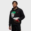 Apparel * | Jordan Flight Artist Series Fleece Hoodie (Black/University Red)