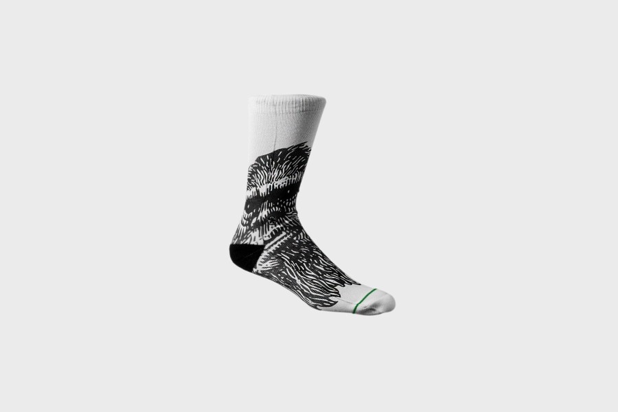 Accessories * | Arkansocks Mugshot (White/Black)