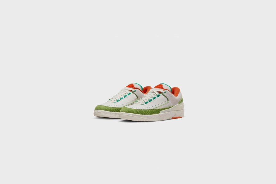 Sneakers * | Wmns Air Jordan 2 Retro Low Sp (Sail/Safety Orange-Chlorophyll)