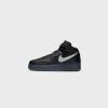 Sneakers * | Nike Air Force 1 Mid Prm (Black/Metallic-Silver)