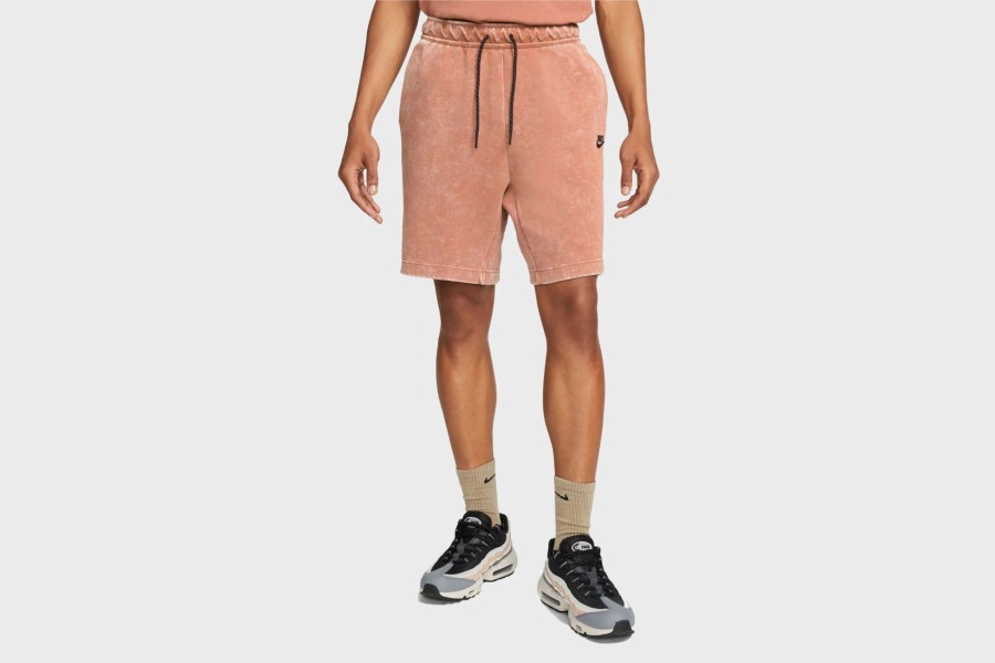 Apparel * | Nike Tech Fleece Wash Shorts (Mineral Clay)