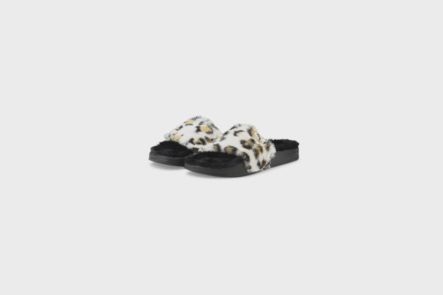 Sneakers * | Wmns Puma Leadcat 2.0 Fluff Safari (Puma Black-Puma Team Gold)