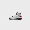 Sneakers * | Air Jordan 2 Retro (Gs) (White/Varsity Red-Black)