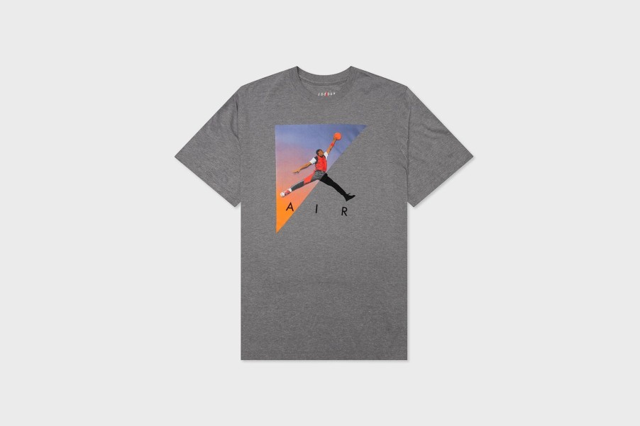 Apparel * | Air Jordan Photo T-Shirt (Carbon Heather)