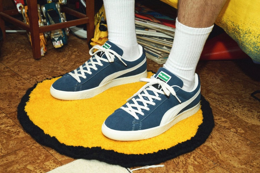 Sneakers * | Puma Basket Vtg Butter Goods (Dark Denim-Whisper White)