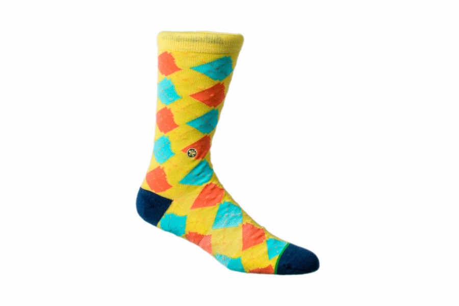 Accessories * | Arkansocks Argyle State Of Mind (Banana/Arctic-Denim)