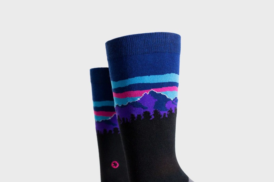 Accessories * | Arkansocks Pinnacle View (Black/Violet)