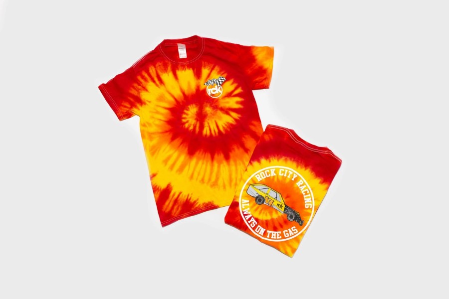 Apparel * | Rock City Kicks Dt Crest Ss Tee (Blaze)