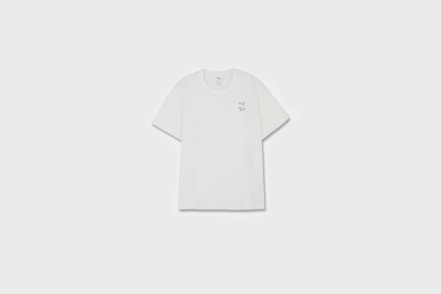 Apparel * | Puma X Maison Kitsune Tee (Puma White)