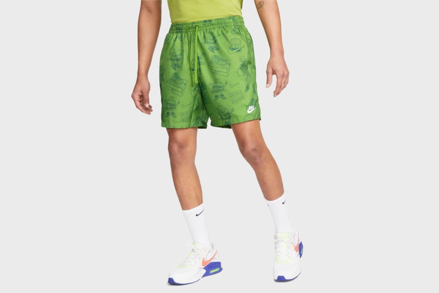 Apparel * | Nike Sole Food Woven Flow Shorts (Green)