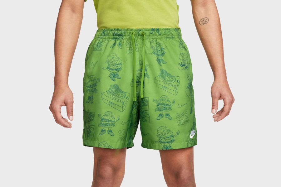 Apparel * | Nike Sole Food Woven Flow Shorts (Green)