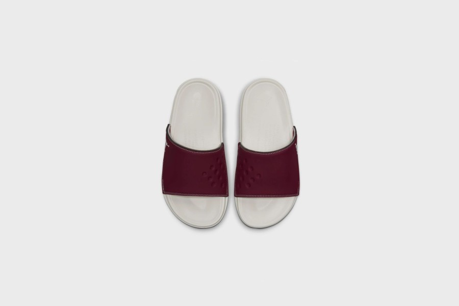 Sneakers * | Jordan Play Slide (Cherrywood Red/Sail-Black)