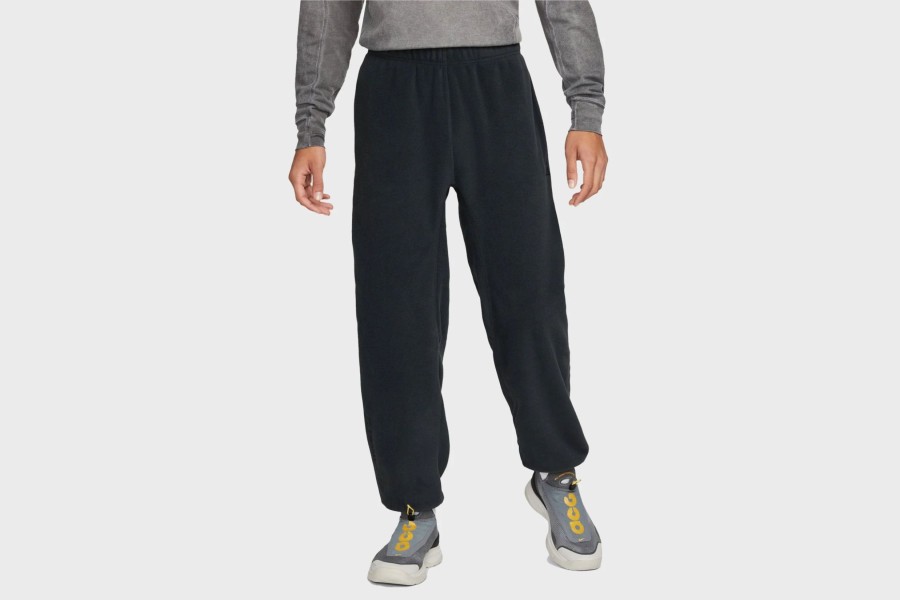 Apparel * | Nike Acg Polartec "Wolf Tree" Sweatpants (Off Noir/Black/Black)