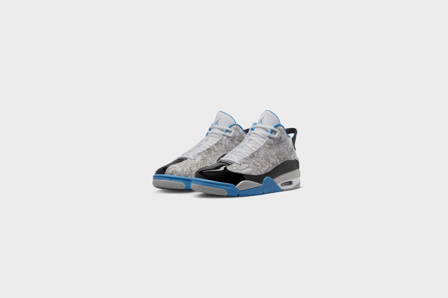 Sneakers * | Air Jordan Dub Zero (White/University Blue-Black)