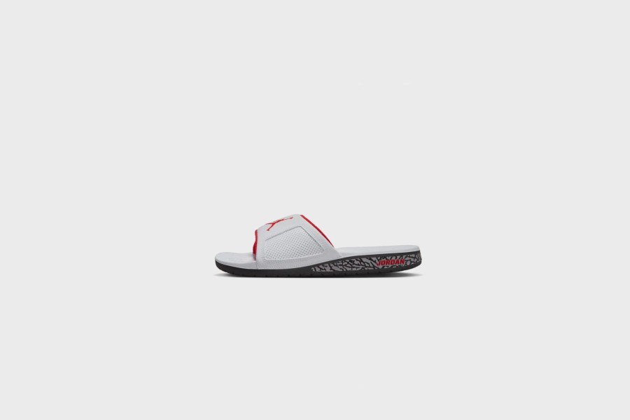 Sneakers * | Jordan Hydro Iii Retro (White/University Red-Black)