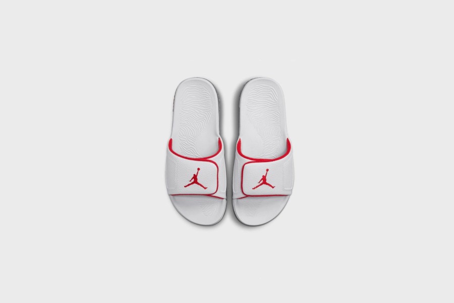 Sneakers * | Jordan Hydro Iii Retro (White/University Red-Black)