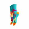 Accessories * | Arkansocks Outbloom Mid (Rio Teal/Citrus-Violet)