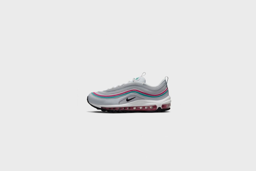 Wmns + Kids * | Nike Wmns Air Max 97 (Pure Platinum/Black-Pink-Prime)