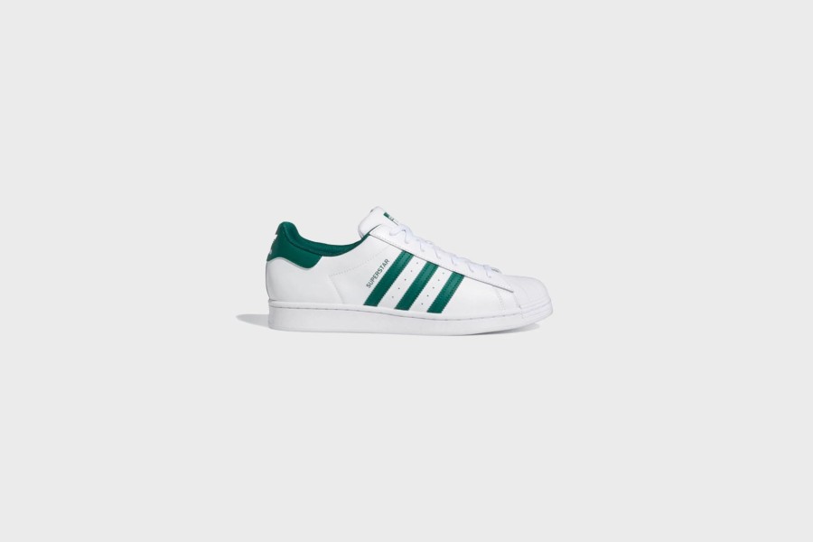 Sneakers * | Adidas Superstar (White/Green/White)