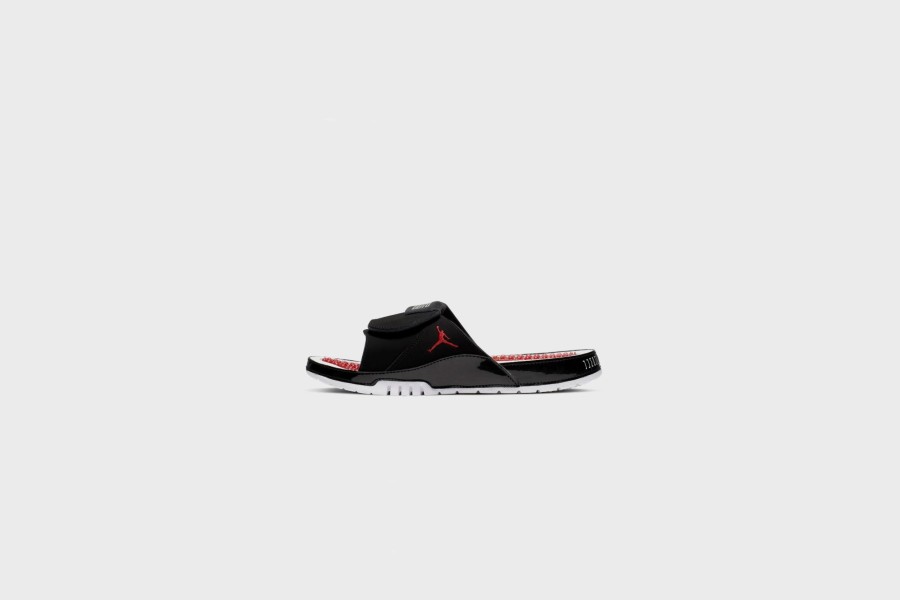 Sneakers * | Jordan Hydro Xi Retro Slide (Black/Varsity Red-Varsity Red)