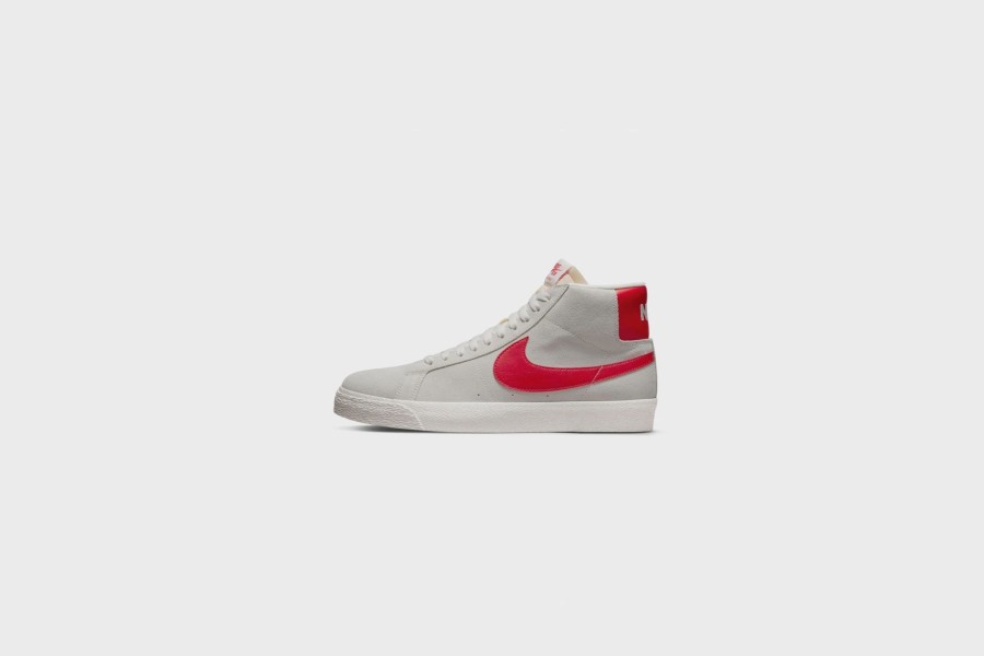 Sneakers * | Nike Sb Zoom Blazer Mid (Summit White/University Red)