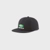 Headwear * | Puma X Butter Goods Flatbrim Hat (Puma Black/Amazon Green)