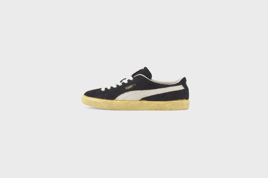 Sneakers * | Puma X Rudolf Dassler Suede Vtg The Neverworn (Puma Blk-W Wht-Mellow Yellow)