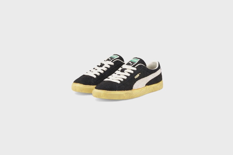 Sneakers * | Puma X Rudolf Dassler Suede Vtg The Neverworn (Puma Blk-W Wht-Mellow Yellow)