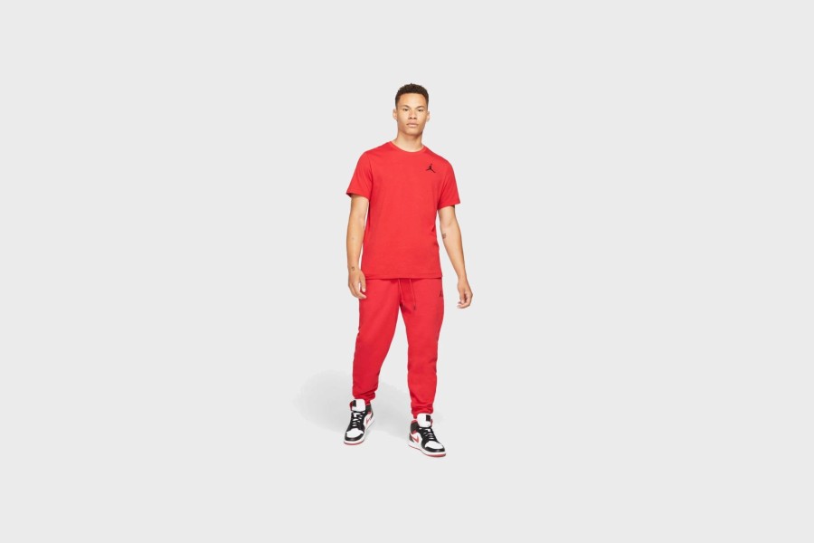 Apparel * | Jordan Jumpman Ss T-Shirt (Fire Red/Black)