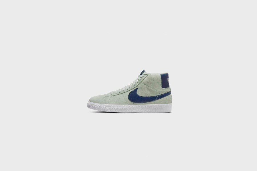 Sneakers * | Nike Sb Zoom Blazer Mid (Barely Green/Navy)