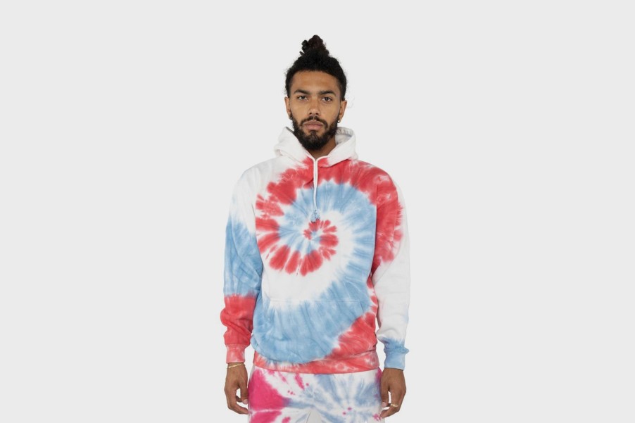 Apparel * | Eptm Tie Dye Hoodie (Pink/Blue)