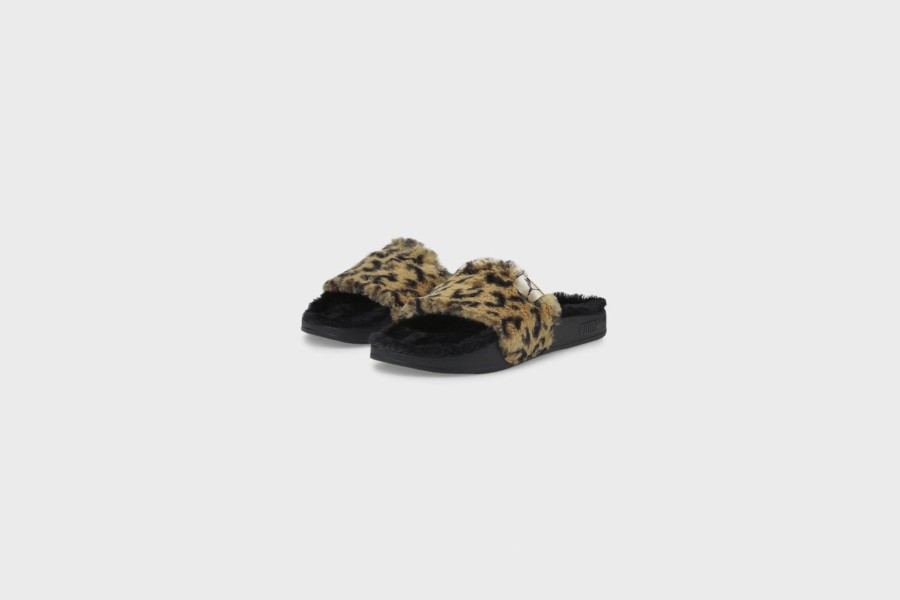 Sneakers * | Wmns Puma Leadcat 2.0 Fluff Safari (Puma Black-Pale Khaki)