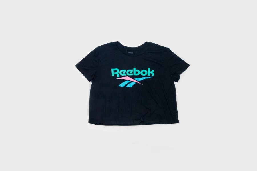 Apparel * | Wmns Reebok Classic Crop Top (Black)