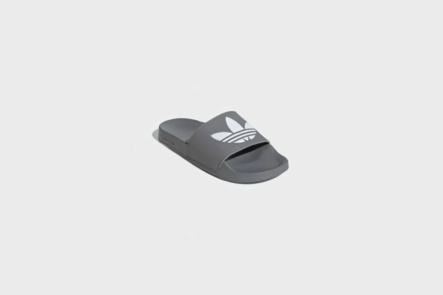 Sneakers * | Adidas Adilette Lite (Grey Three/Cloud White/Grey Three)