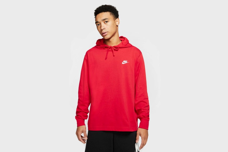 Apparel * | Nike Nsw Club Hoodie (Red)