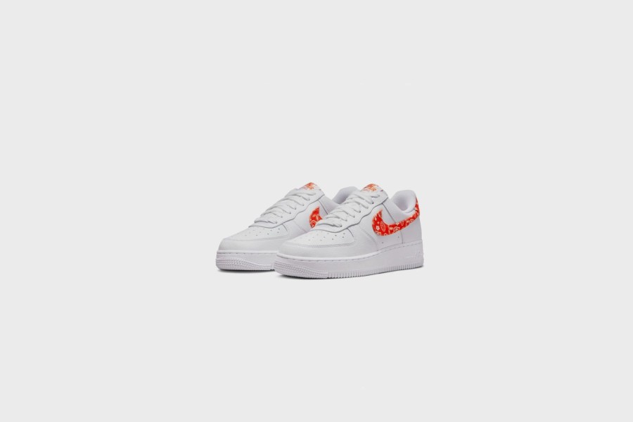 Sneakers * | Wmns Nike Air Force 1 '07 Ess (White/Rush Orange-White)